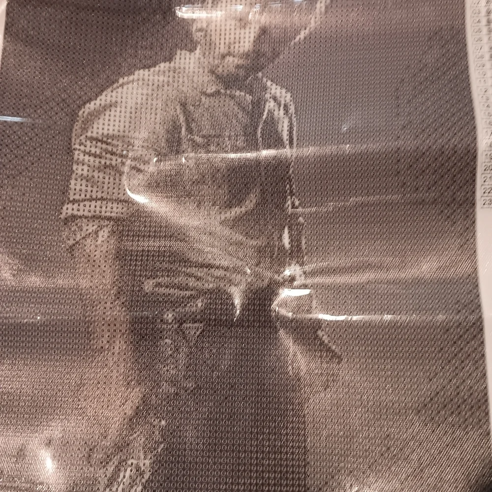 The Walking Dead Diamond Painting Kit with Rick Design 30x40